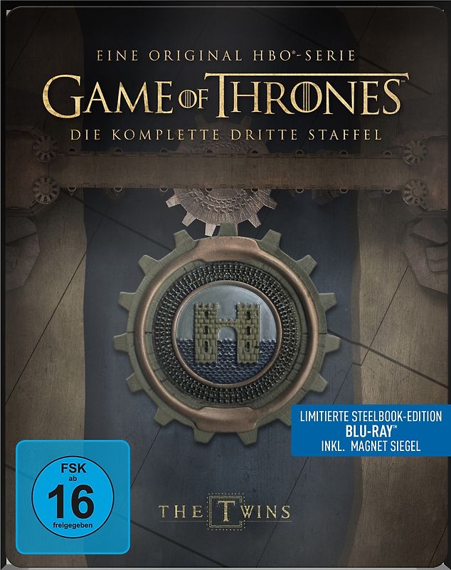 Game of Thrones - Die komplette dritte Staffel [Steelbook, inkl. Magnet Siegel ,5 Discs] Blu-ray Disc