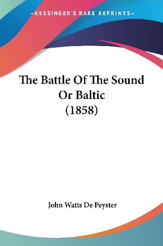 The Battle Of The Sound Or Baltic (1858)