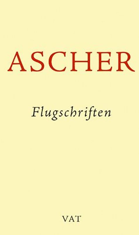 Flugschriften