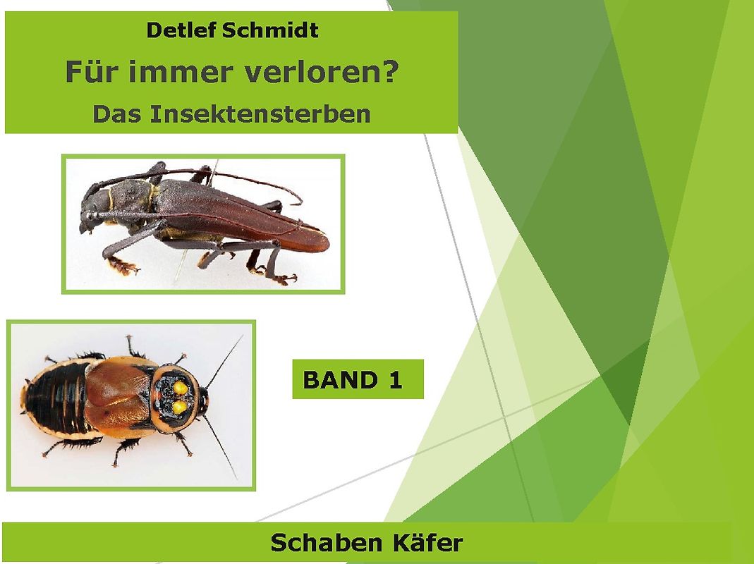Für immer verschwunden? Band 1 Käfer und Schaben