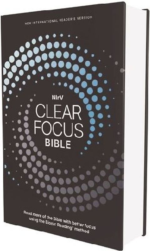 Nirv, Clear Focus Bible, Hardcover, Charcoal/Blue