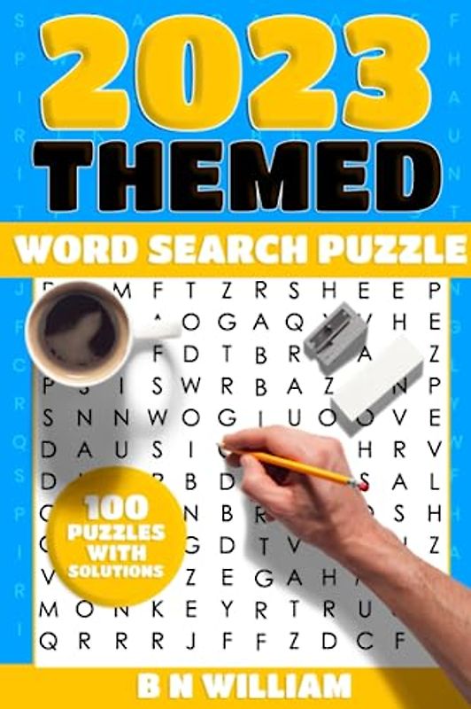 2023 Word Search Book for Adults, 100 Themed Puzzles and 2000 Words to Find