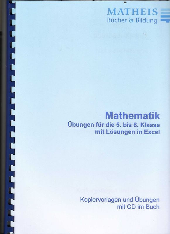 Übungen Mathematik 5. bis 8. Klasse