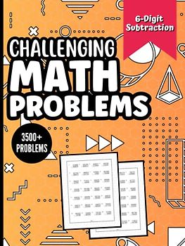 Challenging Math Problems: 6-Digit Subtraction: Advanced Subtraction for Math Geniuses
