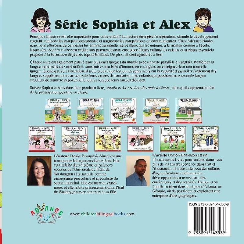 Sophia et Alex vont a l'école maternelle