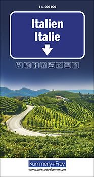 Kümmerly+Frey Strassenkarte Italien 1:1 Mio.