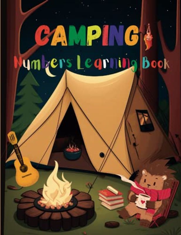 Camping numbers learning book