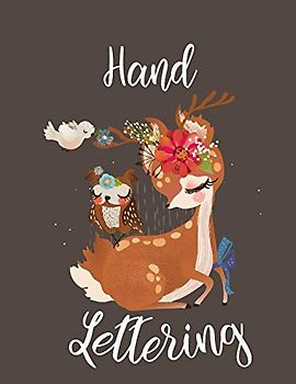 Hand lettering: Handlettering Übungsheft, Kalligraphie Papier für Kreative