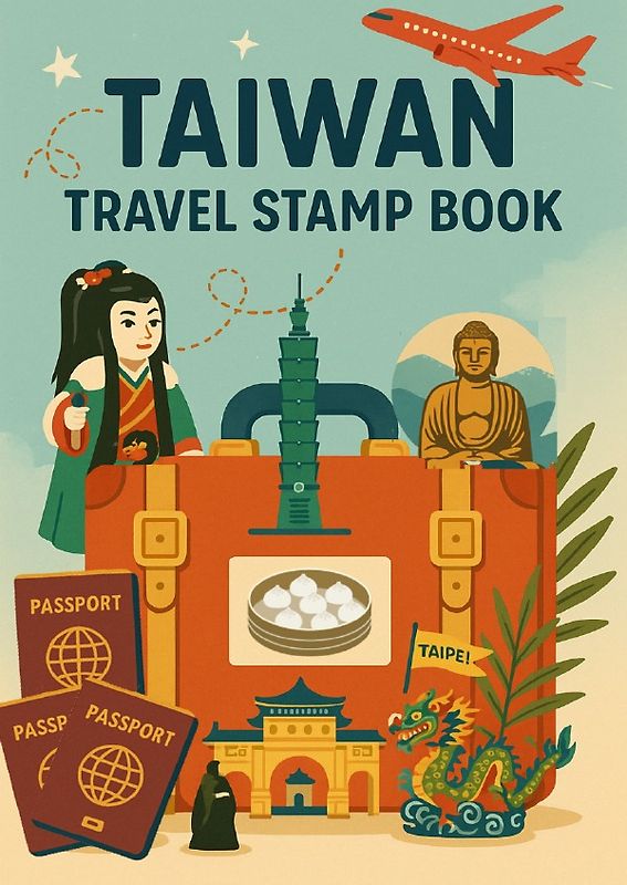 Taiwan Travel Stamp book