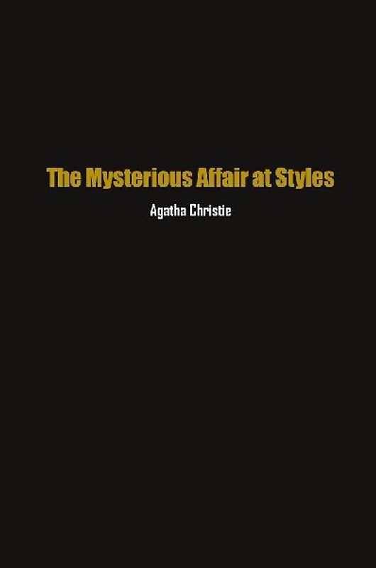 The Mysterious Affair at Styles