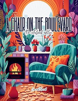 A Chair on the Boulevard - Lined Journal - 8.5" x 11" - 208 Pages - College Ruled Notebook for Work and School