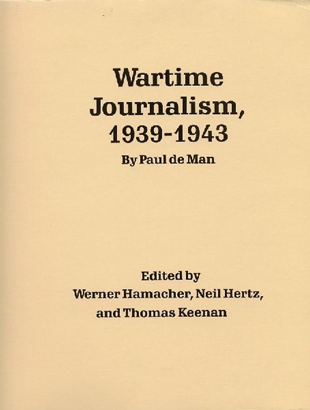 Wartime Journalism, 1939-43
