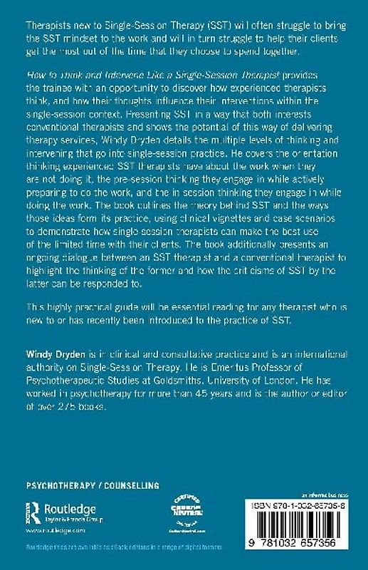 How to Think and Intervene Like a Single-Session Therapist