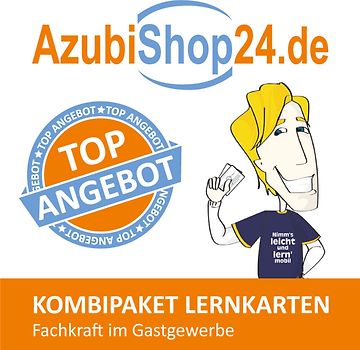 Kombi-Paket Fachkraft im Gastgewerbe Lernkarten