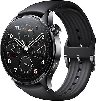 Xiaomi Watch S1 Pro 46 mm noir et bracelet en silicone noir [Wi-Fi]