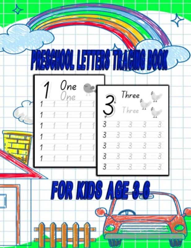 Preschool Letters Tracing Book For Kids Age 3-6: Preschool writing Workbook with Sight words for Pre K, Kindergarten and Kids