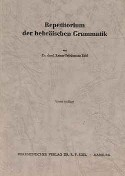 Repetitorium der hebräischen Grammatik