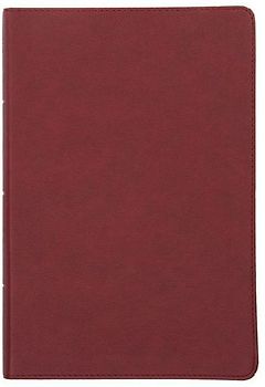 NASB Giant Print Reference Bible, Burgundy Leathertouch