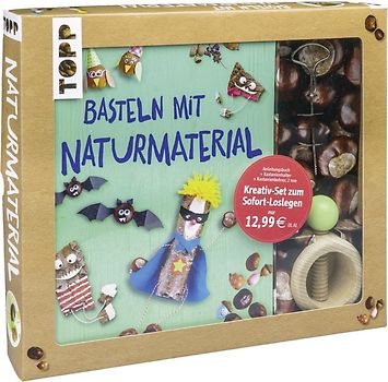 Kreativ-Set Basteln mit Naturmaterial