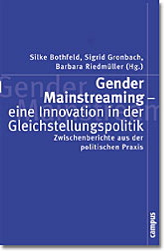 Gender Mainstreaming - eine Innovation in der Gleichstellungspolitik