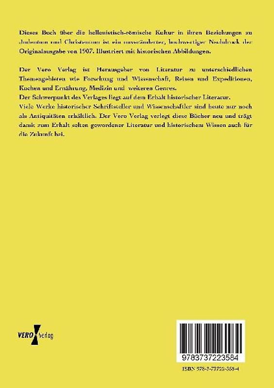 Die hellenistisch-römische Kultur in ihren Beziehungen zu Judentum und Christentum