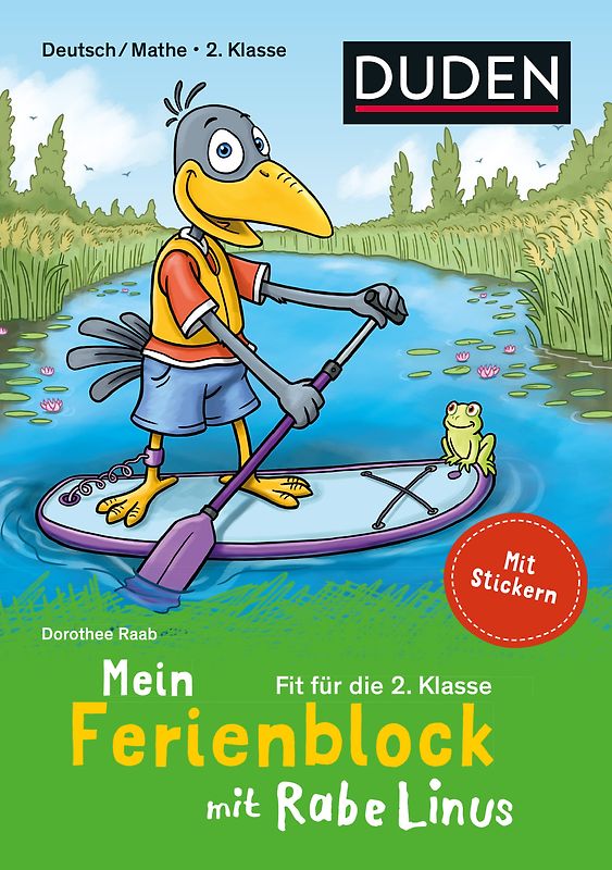 Mein Ferienblock mit Rabe Linus – Fit für die 2. Klasse