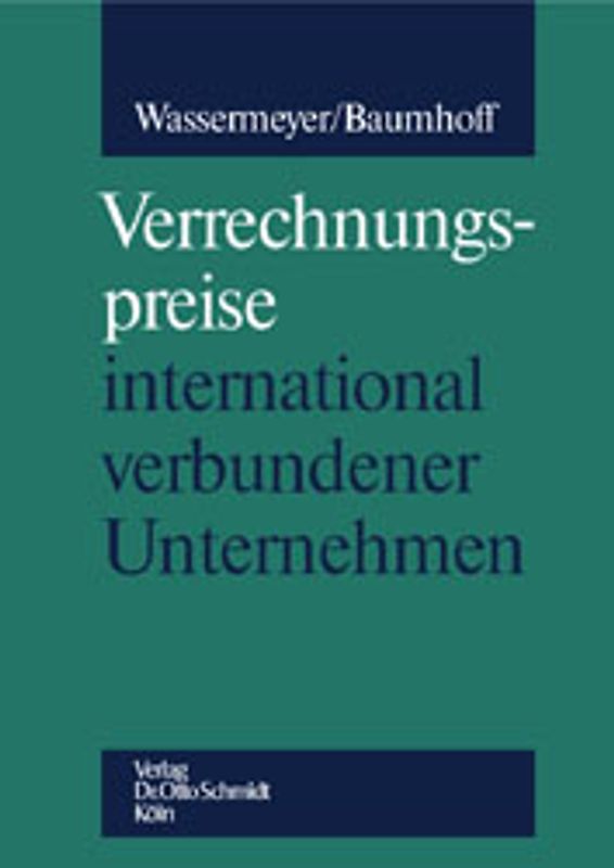 Verrechnungspreise international verbundener Unternehmen