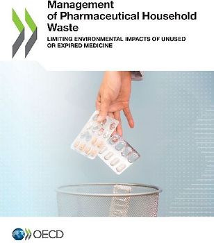 Management of Pharmaceutical Household Waste