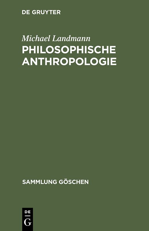 Philosophische Anthropologie