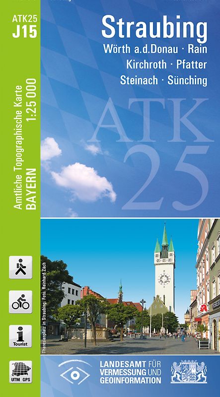 ATK25-J15 Straubing (Amtliche Topographische Karte 1:25000)