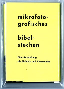 mikrofotografisches bibelstechen