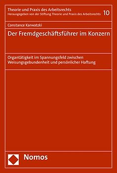 Der Fremdgeschäftsführer im Konzern