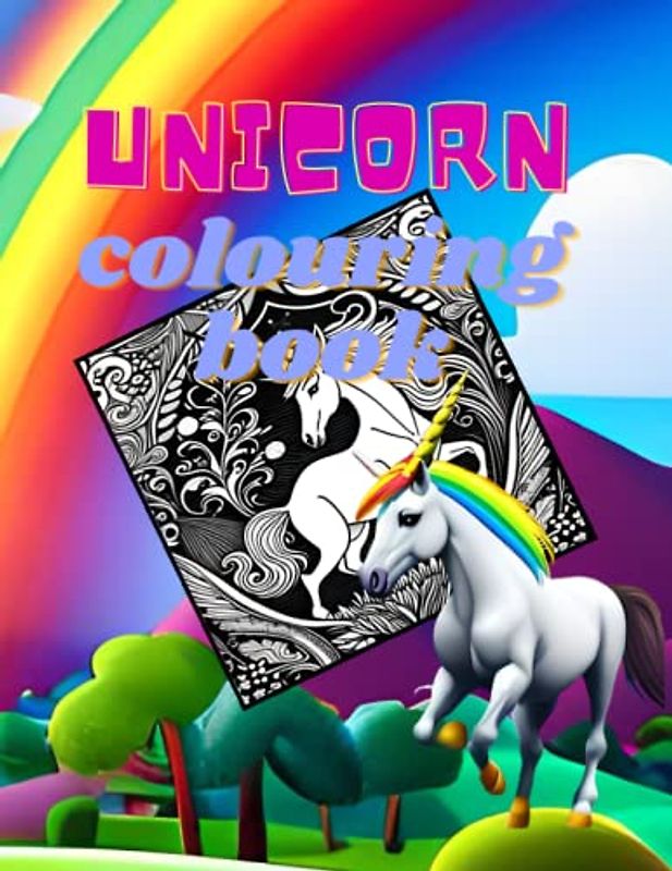 Unicorn Adult Colouring Book
