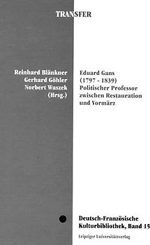 Eduard Gans (1797-1839)