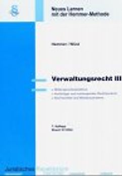 Verwaltungsrecht III