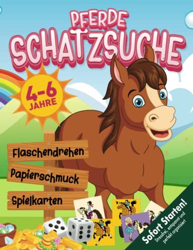 Magische Pferde Schatzsuche 4-6 Jahre: Ein magisches Pferdearmband. Ein geheimnisvoller Schatz. Der wilde Ritt beginnt. Sofort startklare Schnitzeljagd! (Bravo Schatzsuche)