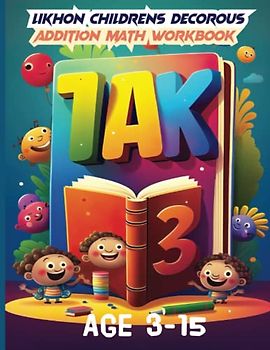 Likhon Children's Decorous Addition Math Workbook Age 3-15