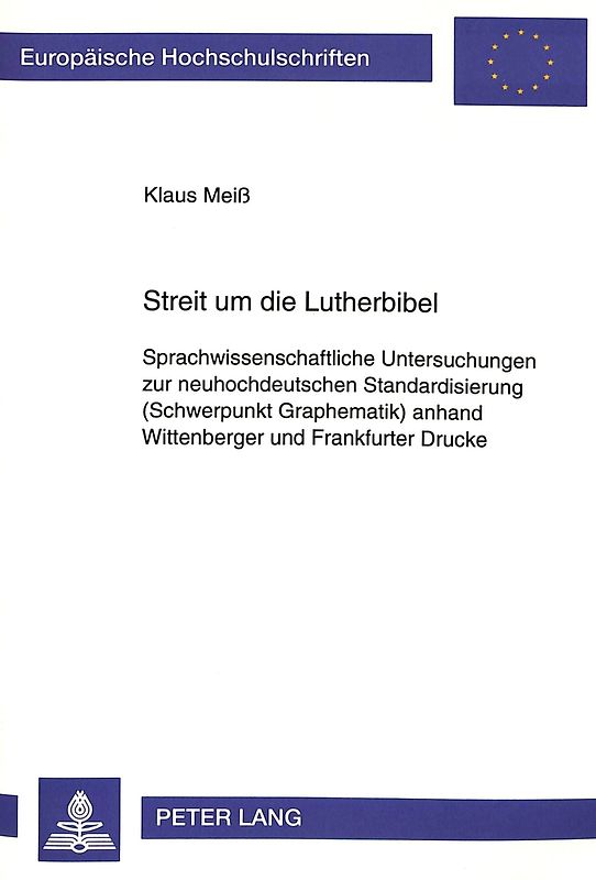 Streit um die Lutherbibel