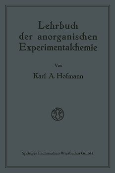 Lehrbuch der anorganischen Experimentalchemie