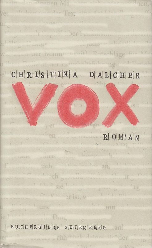 Vox - Christina Dalcher [Gebundene Ausgabe]