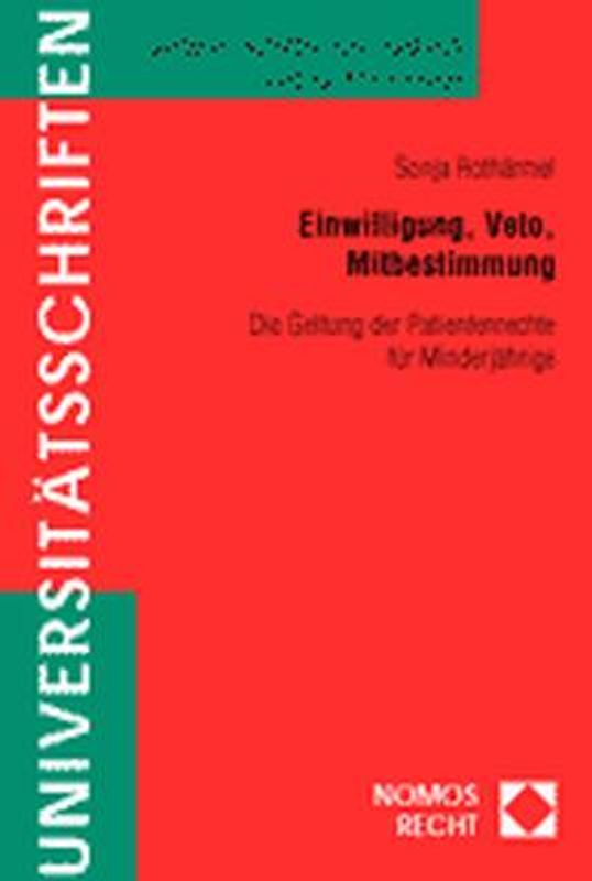 Einwilligung, Veto, Mitbestimmung