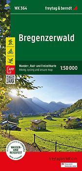 freytag & berndt Wanderkarte WK 364 Bregenzerwald 1:50.000