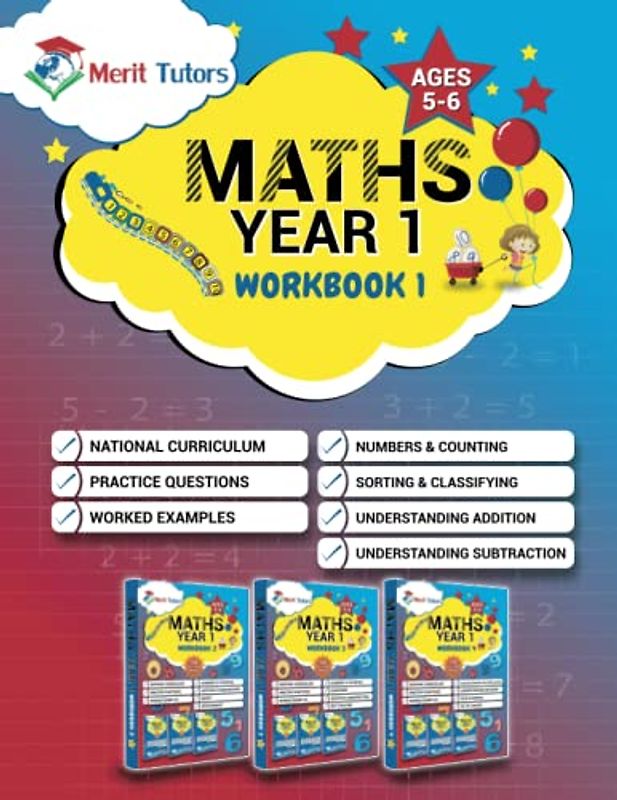 MATHS: Year 1 Workbook 1: A Fun and interactive Workbook for kids