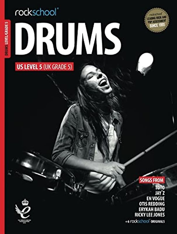 Rockschool Drums Grade 5 2018+ Book/Online Audio