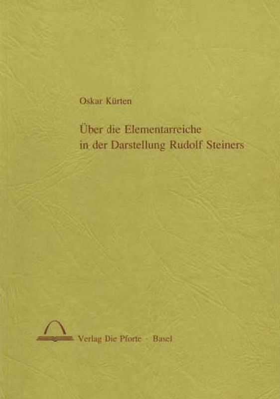 Über die Elementarreiche in der Darstellung Rudolf Steiners