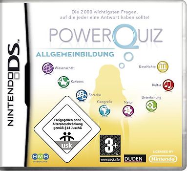 PowerQuiz: Allgemeinbildung Nintendo DS