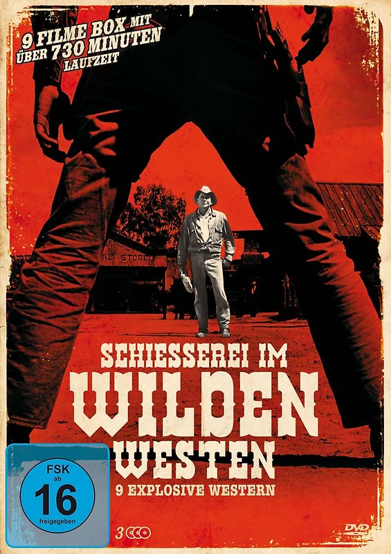 Schießerei im Wilden Westen-9 explosive Western DVD