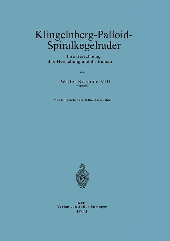 Klingelnberg-Palloid-Spiralkegelräder