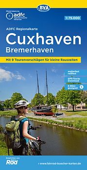 BVA ADFC Regionalkarte Cuxhaven Bremerhaven 1:75.000