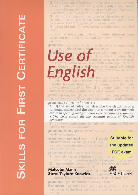 Skills For First Certificate Use of English